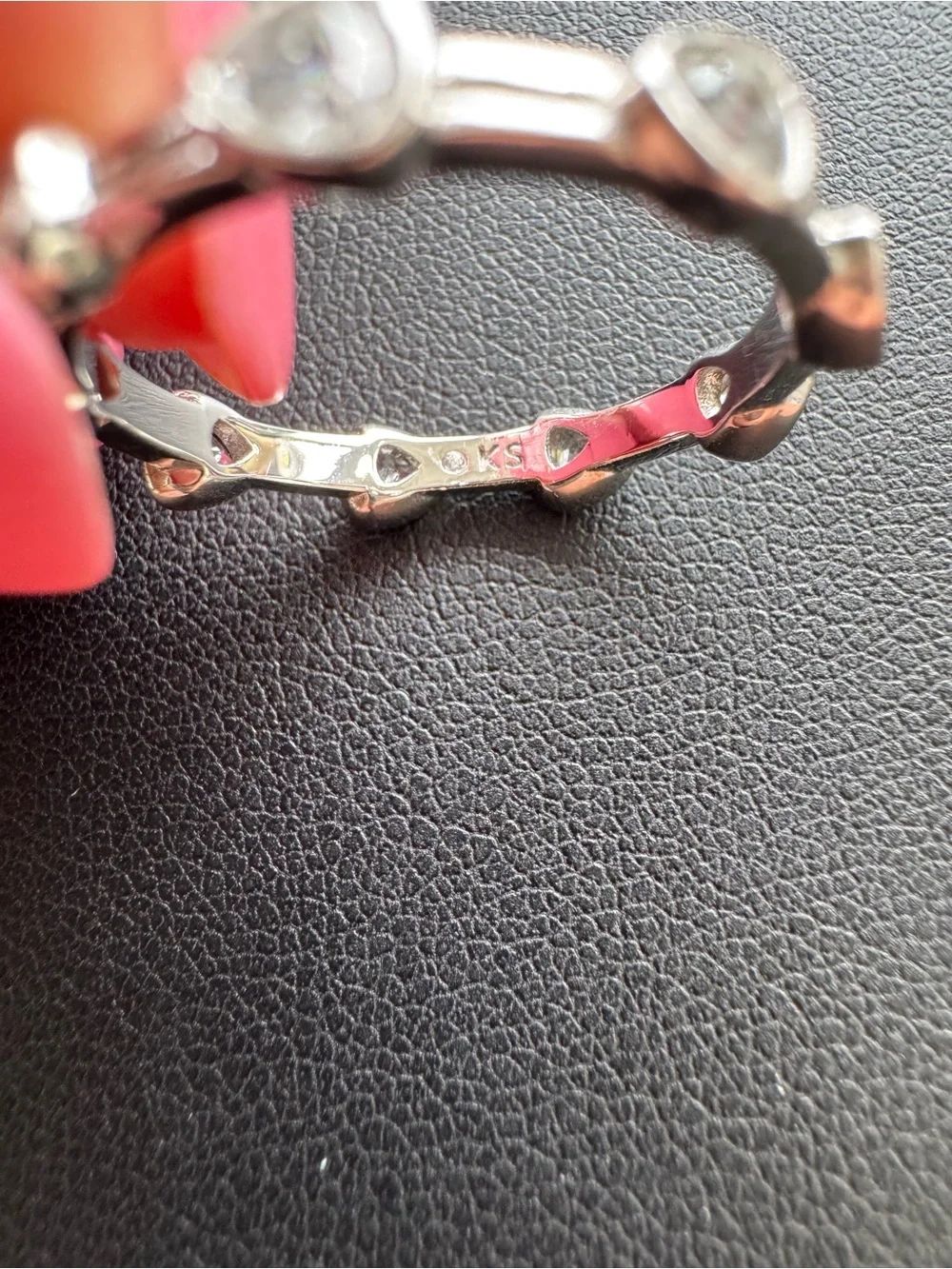 Kendra Scott Arden Silver & White Crystal Eternity Ring